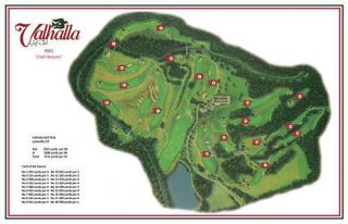 Valhalla Golf Club 1983 - Jack Nicklaus - - Vintage Golf Course Maps Print