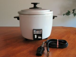 Vintage Sanyo Automatic 5 - Cup Rice Steam Cooker Ec - 5 Japan Made Warmer