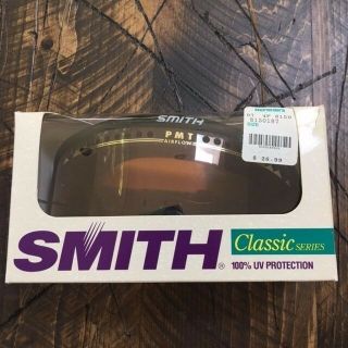 Vtg Smith Classic Series 100 Uv Protection Gold Fog Fits Over Glasses Goggles