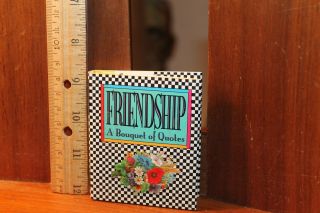 Gift Book Running Press Miniature Editions Friendship A Boquet Of Quotes 1989