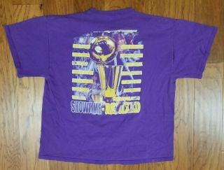 Los Angeles Lakers vs.  Boston Celtics The Finals Men ' s T Shirt Size XL 2