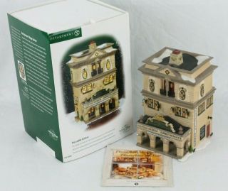 Vintage Dept 56 Dickens Village Piccadilly Gallery Porcelain Figurine W/ Box
