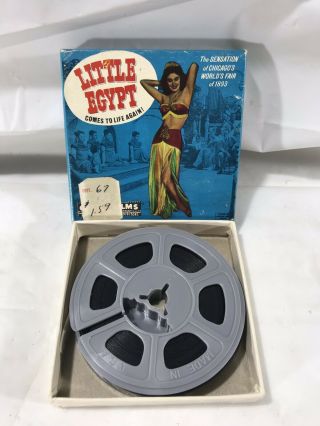 Vintage 8mm Film Little Egypt Comes To Life Again Castle Films Box
