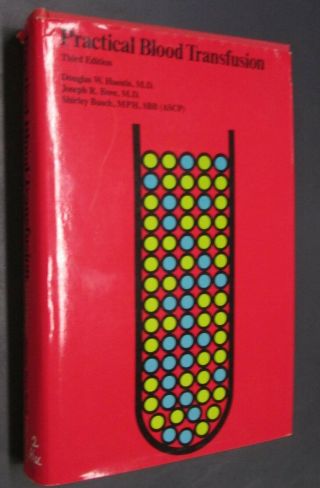 Vintage Medical Practical Blood Transfusion 1981 Hardcover Text Book 0316379522