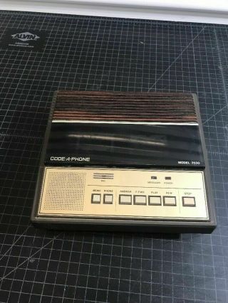 Code - A - Phone Vintage Answering Machine Model 2530