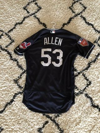 Greg Allen Game Jersey,  Cleveland Indians,  Mlb Auth