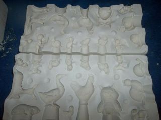 Vintage 1974 Skil - Craft Ceramic Casting Mold Small Animals Bugs Insects 288b