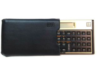 Vintage Gold Hp - 12c Programmable Financial Calculator,  Collectible