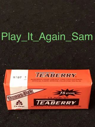 Vintage Teaberry Chewing Gum Pack L@@k
