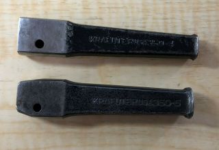 Two Vintage Kraeuter (usa) Blacksmith Rivet Setters 350 - 4 And 350 - 5