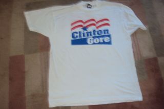 1992 Clinton Gore Campaign T Shirt Adult Xl Vintage Official Never Worn