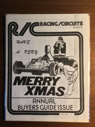 Vintage R/c Racing Circuits Nov/dec 1975 Annual Buyers Guide Issue Issue