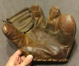 Vintage Rawlings Leather Baseball Glove Pm 20 Skeeter Kell Vtg Rare