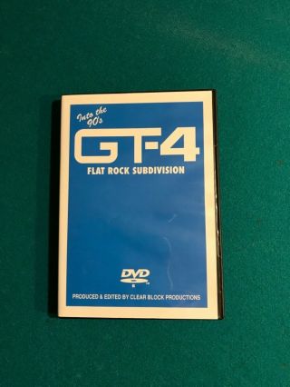 Into The 90’s Gt - 4 Flat Rock Subdivision Dvd