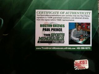 Paul Pierce Boston Celtics Autographed 16x20 Signed Photo with Hologram 2