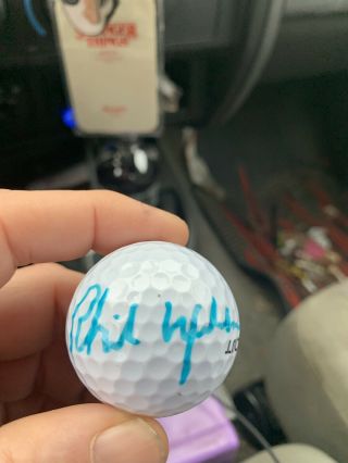 Phil Mickelson Autographed Signed Golf Ball