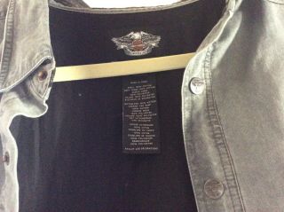 Mens Harley Davidson 100 Cotton Outer Shell And 100 Cotton Lined.  Xl Jacket