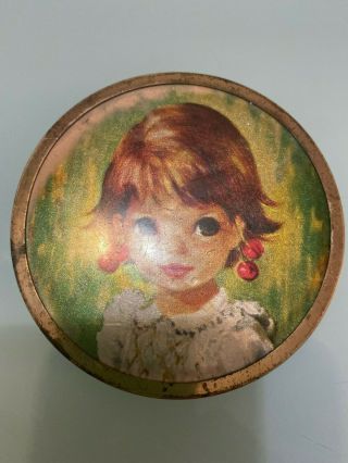 Vintage Stratton Convertible Powder Compact Doll Picture Uk
