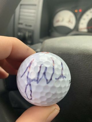 Tiger Woods Autographed Signed Golf Ball