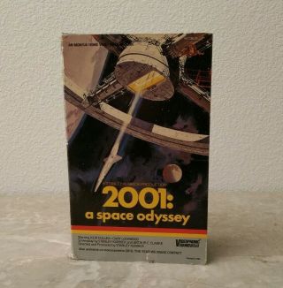 2001 A Space Odyssey (1985) Oop Vhs Big Box Mgm Sci - Fi Kubrick Horror Clarke Vtg