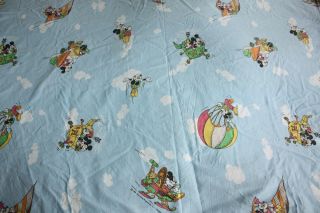 Vintage 1986 Disney Cti Minnie Mickey Duvet Cover Twin Bed