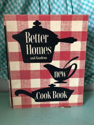 Vintage Better Homes And Gardens Cookbook 1953 1st Ed 2nd Print 1950s Wife