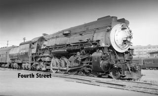 Southern Pacific Negative 4307 4 - 8 - 2 Tr 126 Third St S.  F.  Ca 1954