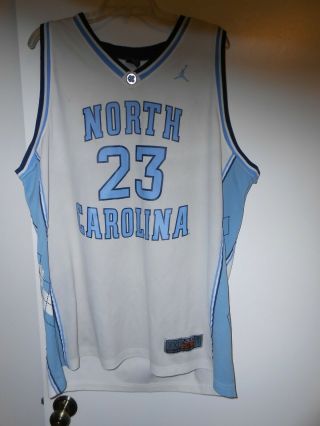 Michael Jordan 23 Basketball Jersey College North Carolina Xxl Nike Elite
