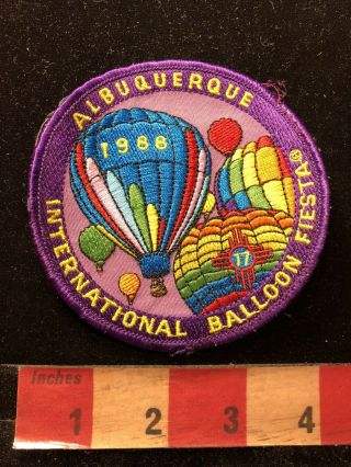 Vtg 1988 Albuquerque International Hot Air Balloon Festival Mexico Patch 83e