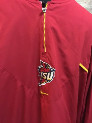 Nike Men ' s Iowa State Cyclones University Pullover Medium Red 1/4 Zip 3