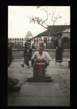 Singapore Chinese Street Story Teller Unique Vintage Real Photo Pc 1930 