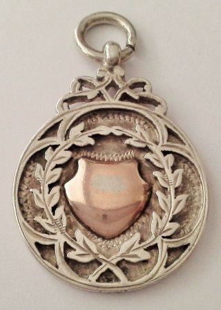 F.  S.  L.  C.  Vintage Silver Albert Prize Fob 1924 - 25 R Howarth