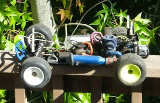 Vintage Team Associated (rc10t) Rolling Chassis W/ Sirio Engine