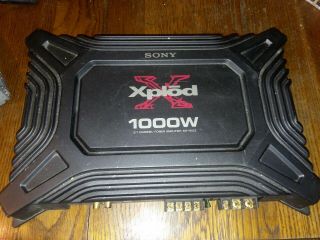 Vintage 1000 Watt 2 Channel Sony Xplode Car Audio Amplifier
