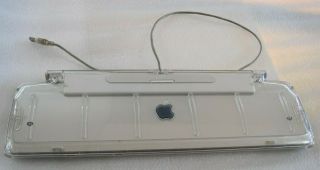 Vintage Apple Mac - PRO KEYBOARD M7803 - Clear/Black w 2 USB Ports Wired 2