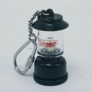 Vintage Green Coleman Mini Led Key Chain Lantern Flashlight,  Camping