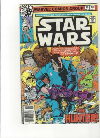 Star Wars 16 - Vol 1 1978 Marvel Vintage Vf,  Glossy Covers