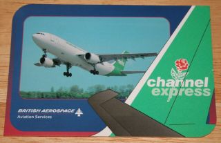 Old Channel Express (uk) Airbus A300 Airline Sticker