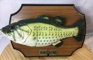 Vintage Big Mouth Billy Bass Singing Animated Mounted Fish 1999 Gemmy