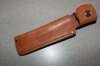 Vintage Schrade Old - Timer Honesteel Leather Sheath " Only "
