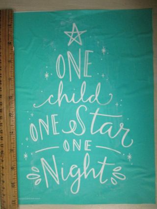 Chalk Couture One Child One Star One Night Christmas Vintage Transfer Stencil