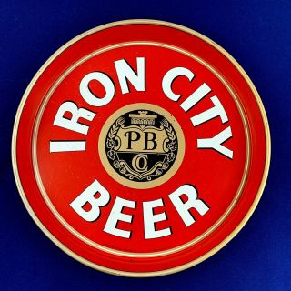 Iron City Beer Metal Tray - Pittsburgh Brewing Company - Vintage