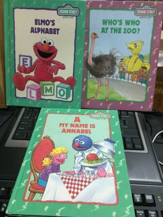 3 Sesame Street Book Club Elmo 