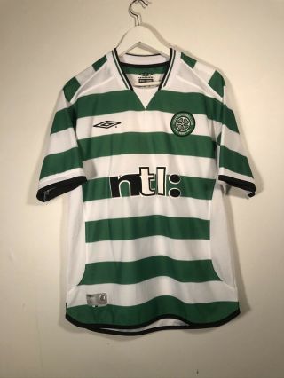 Umbro Celtic Football Club Soccer Jersey Size Mens M