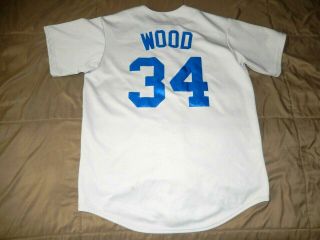 Vintage Kerry Wood Chicago Cubs Baseball Mlb Majestic Sewn Jersey Adult Large
