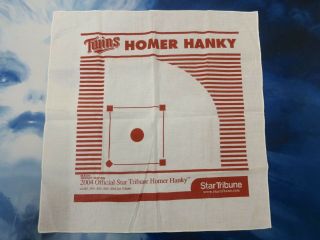 2004 Minnesota Twins Star Tribune Homer Hanky