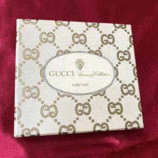 Gucci Vintage 4 1/2 X 4 1/4” X 3/4” Empty Storage Gift Box From Cigarette Case