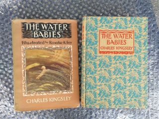 The Water Babies By Kingsley.  Illus Rosalie K Fry.  Vintage 1958.  Pub Dent,  Dj