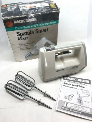 Vintage Black Decker Spatula Smart Mixer 5 - Speed Heavy Duty Kitchen M175