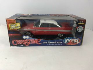 Christine 1958 Plymouth Fury By Ertl Joy Ride Die Cast Metal Muscle Car 1:18